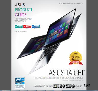 Asus Product Guide Bulan Juli-Agustus 2013
