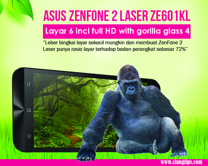 Asus Zenfone 2 laser ZE601KL multimedia mantap