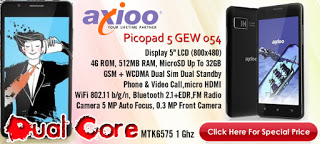 Fitur New Axioo Pico Pad 5 Dual core Android 