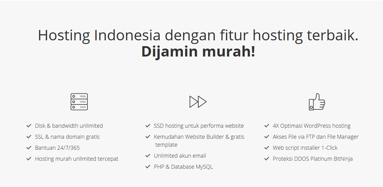 Web hsoting murah hostinger