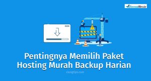 paket hosting murah backup harian