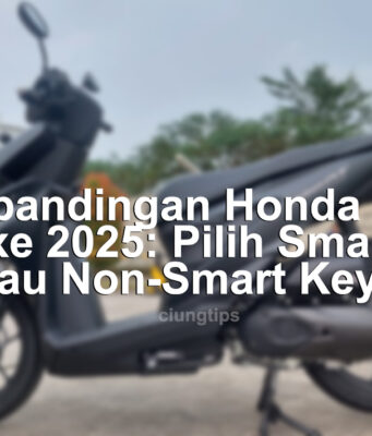 "Perbandingan Honda BeAT Deluxe 2025: Pilih Smart Key atau Non-Smart Key?"