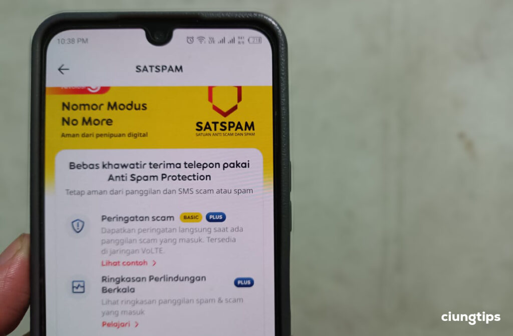 Fitur Anti Scam IM3 & Kartu Perdana Satspam